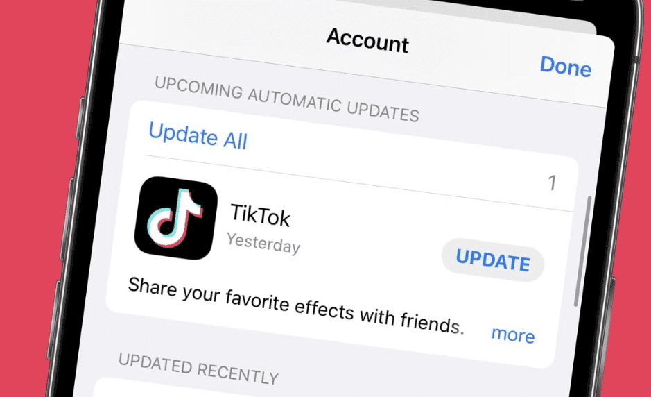Update the TikTok App